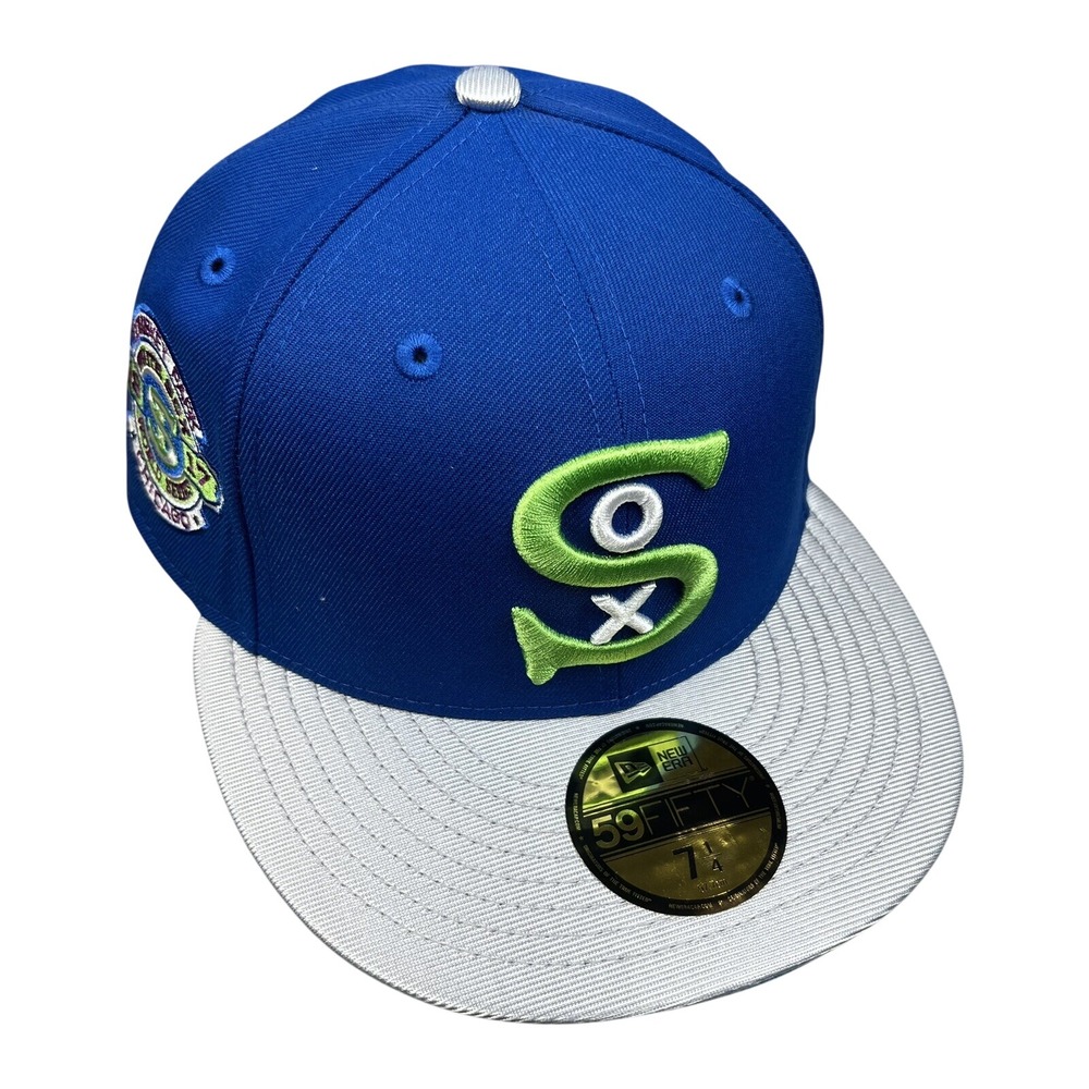 CHICAGO WHITE SOX 1917 WORLD SERIES PATCH HAT 7 1/4 NEW ERA 59FIFTY JUICE BOX